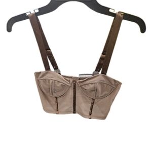 Forever 21 Brown Corset Top